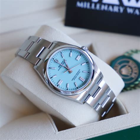 rolex tiffany and co oyster perpetual|rolex tiffany blue 36mm price.